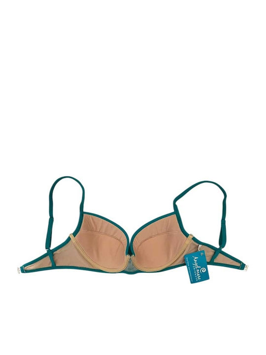 Bikini Bra Petrol Blue