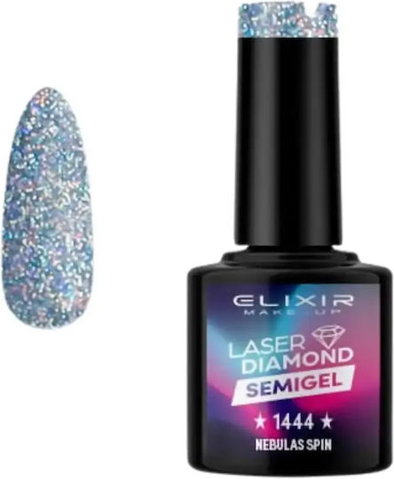 Elixir Laser Diamond Semi Ημιμόνιμο Βερνίκι Νυχιών 1444 8ml