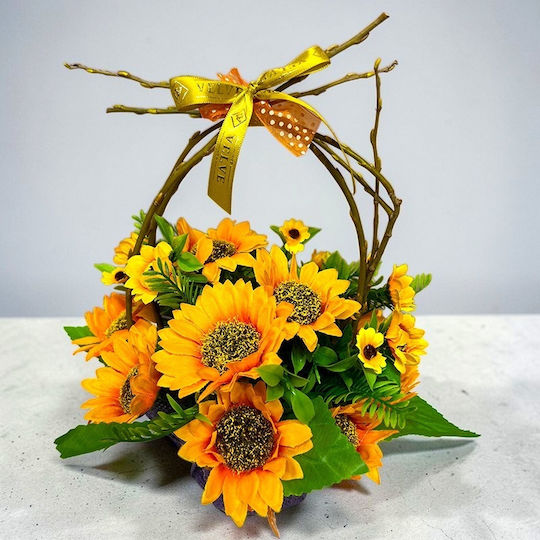 Sunflower Delight Set Blumenkorb Elegantes Journal Mionetto Prosecco Toffifee