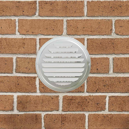 Vidaxl Καπάκια Αερισμού 4 Pcs Ασημί 150 Mm Ανοξείδωτο Ατσάλι