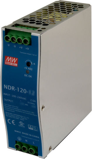 Mean Well DIN Rail Power Supply 2.5A/48V/120W