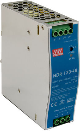 Mean Well DIN Rail Power Supply 2.5A/48V/120W