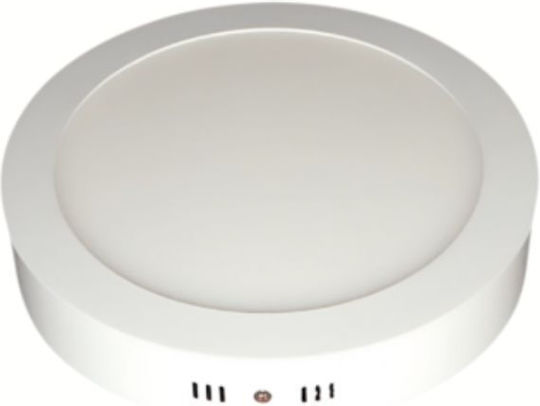 Atman Round Outdoor LED Panel 20W with Natural White Light 4000K 22cm
