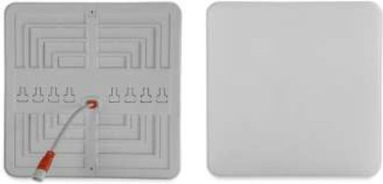 Atman Panel Квадрат Вграден LED Панел 18W с Неутрално бяло Светлина 4000К