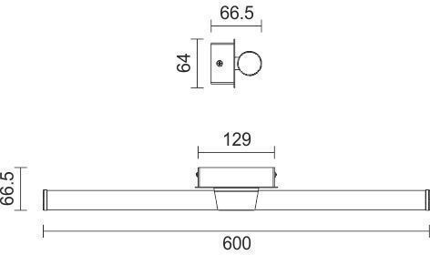 Spot Light Φωτιστικό Μπάνιου LED Μαύρο Spot Light Φωτιστικό Μπάνιου LED Μαύρο