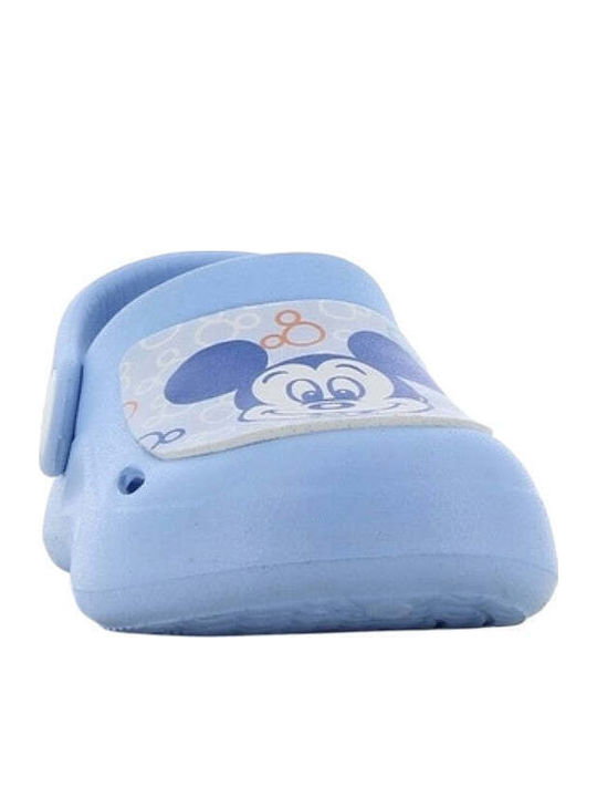 Kids Light Blue Beach Clogs