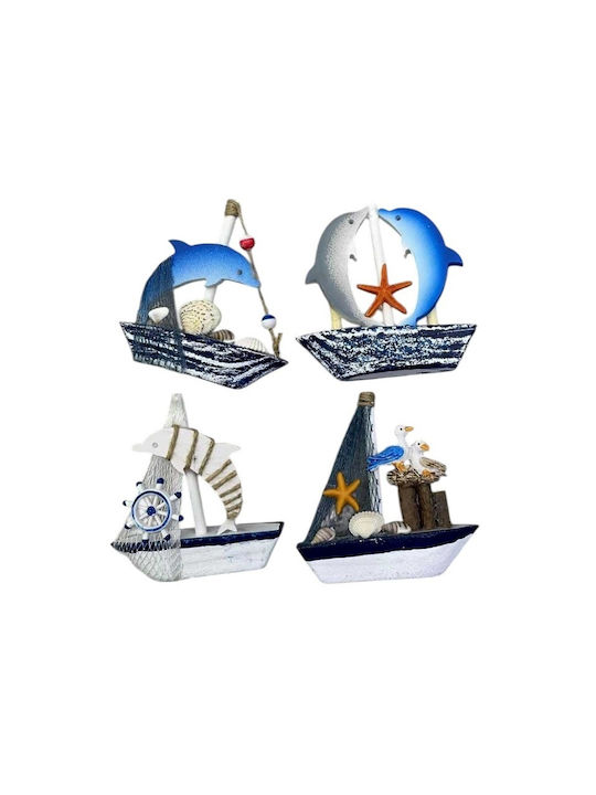 Διακοσμητικό Καράβι Πλαστικό 10x14cm