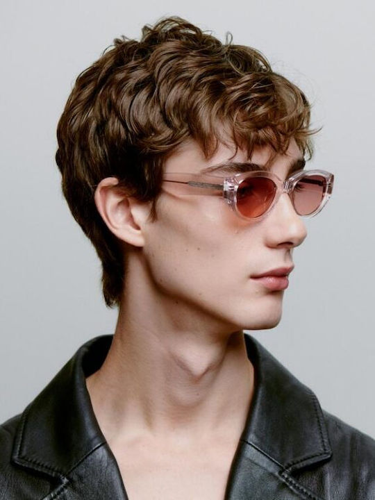 A.Kjaerbede Unisex Sunglasses With Pink Frame And Pink Lens KL18315-23