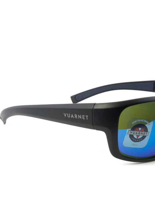 Vuarnet Sunglasses Black with Horn-Rimmed Frame Vuarnet Sunglasses Black with Horn-Rimmed Frame