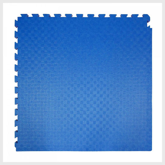 Olympus Sport Gym Puzzle Mat Double Sided Red/Blue 100x100x2.5cm 1 Piece