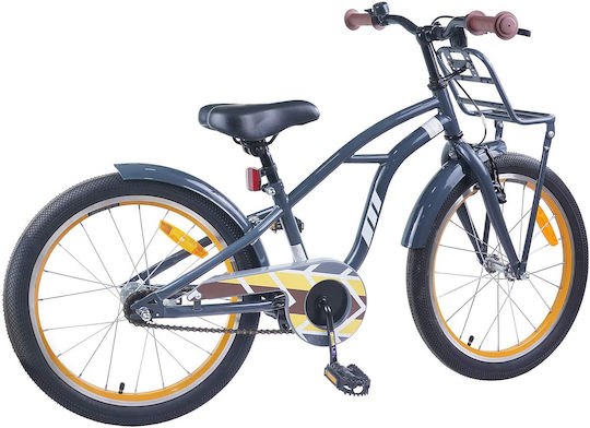 vidaXL 18 Zoll Kinderfahrrad BMX Grau