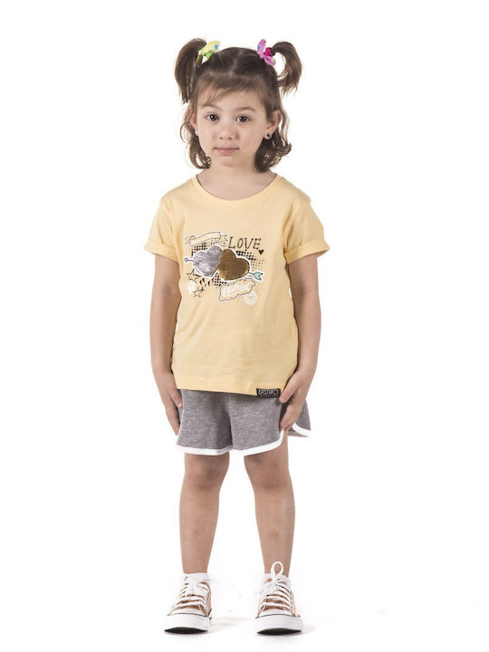 Детска Тениска Жълта