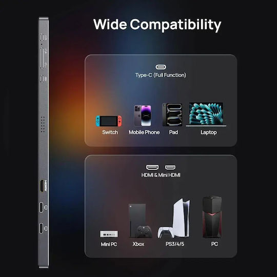 Arzopa Z1C Portable Monitor 16.1" FHD 1920x1080
