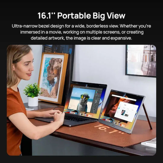 Arzopa Z1C Portable Monitor 16.1" FHD 1920x1080