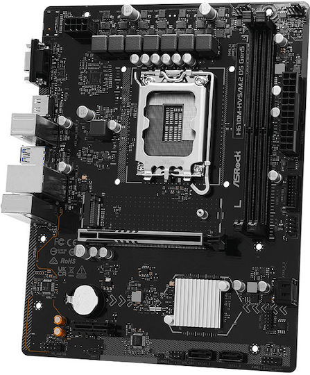 ASR H610M-HVS/M.2 D5 rev. 5.0 Motherboard Micro ATX με Intel 1700 Socket