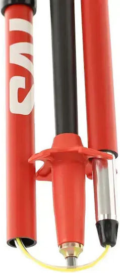 Salomon Compact Trekking Poles from Carbon Fiber 2pcs Red