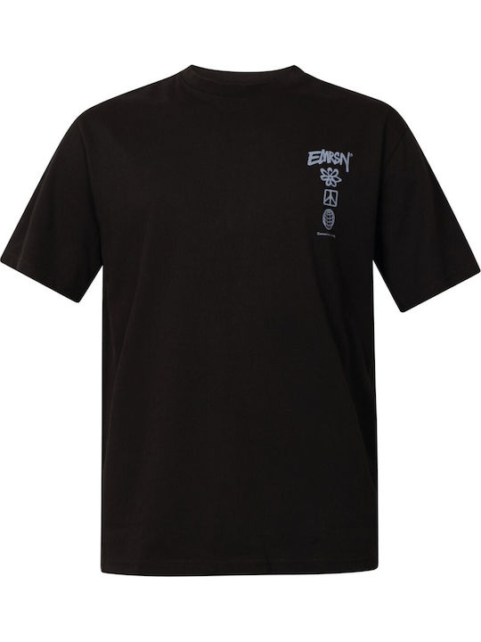 T-shirt Μαύρο