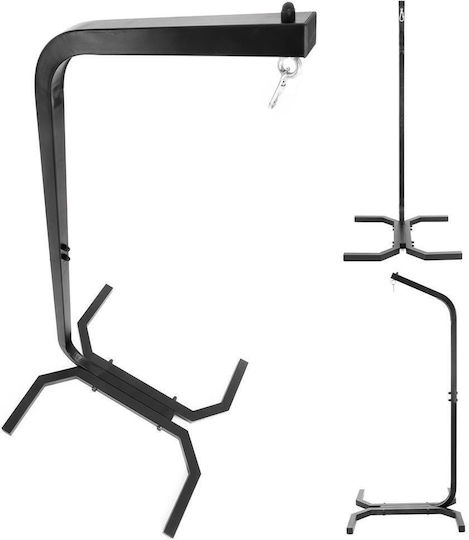 Bază Pentru Leagăn De Grădină Metalică Neagră 92x92x205cm