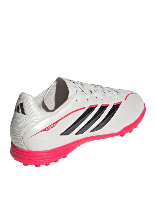Kids Soccer Cleats League Turf White
