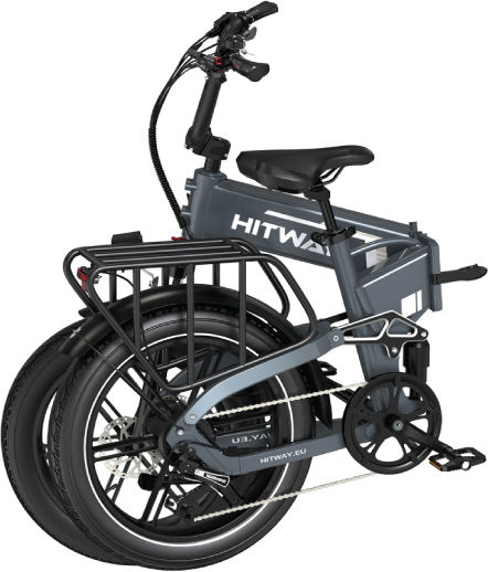 Hitway BK10S 20" Negru Pliabil Bicicletă Electrică Drum