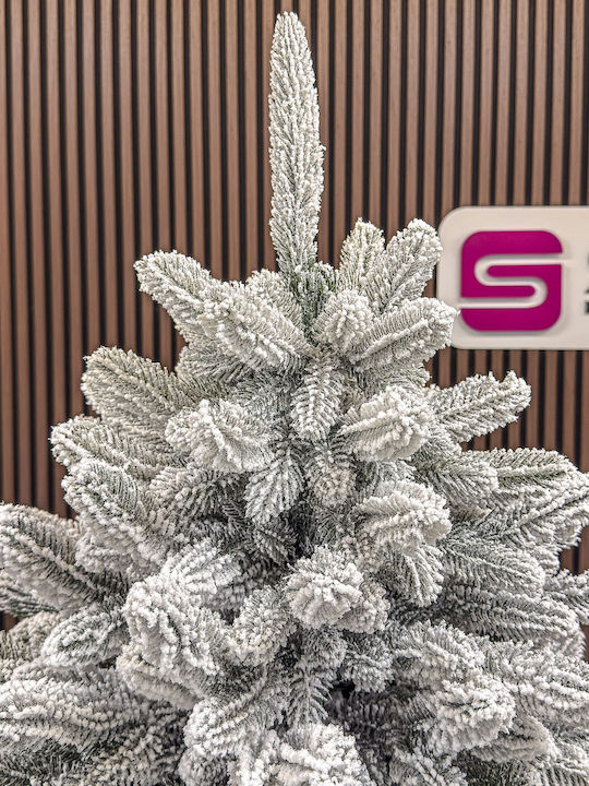 Χριστουγεννιάτικο Δέντρο Laponia Select Snow Στολισμένο 210εκ. Μπλε