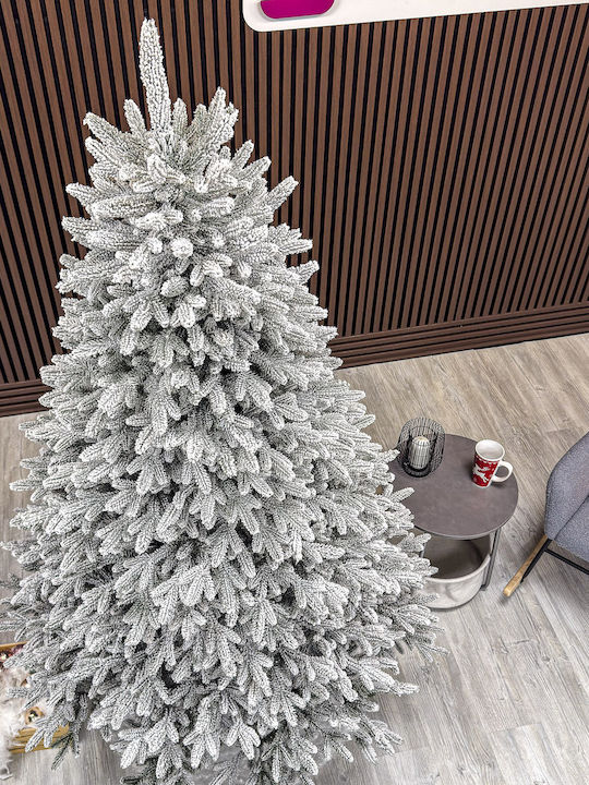 Коледно Дърво Alpin Select Snow Заснежено Украшено 210см Синьо