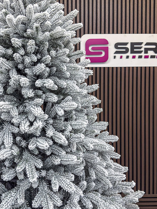 Коледно Дърво Alpin Select Snow Заснежено Украшено 210см Синьо