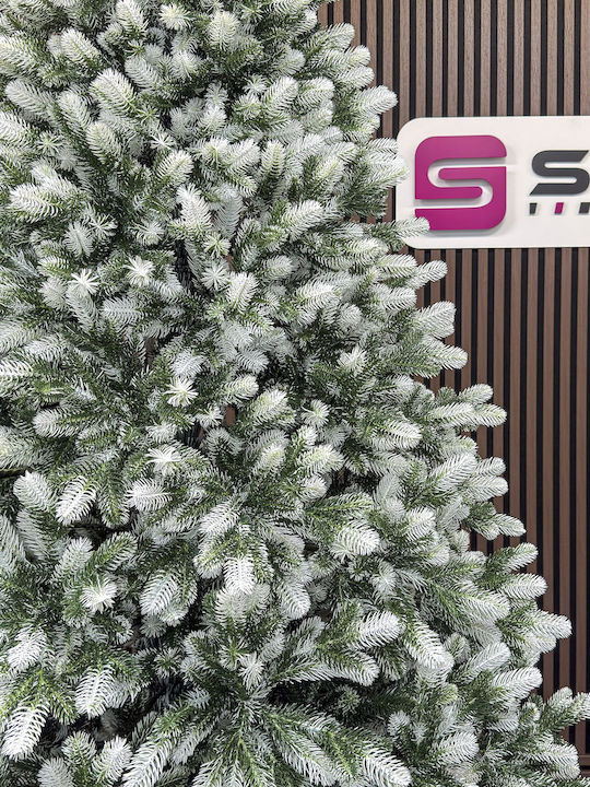 Brad De Crăciun Polar Winter Select Decorat 250cm Alb