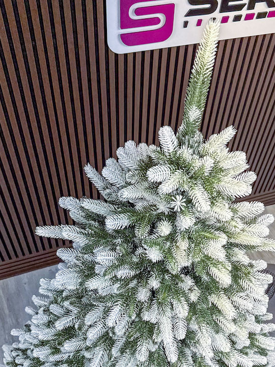 Brad De Crăciun Polar Winter Select Decorat 250cm Alb