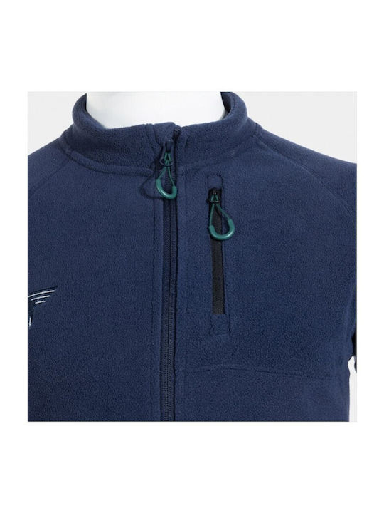 Herren Fleecejacke Marineblau