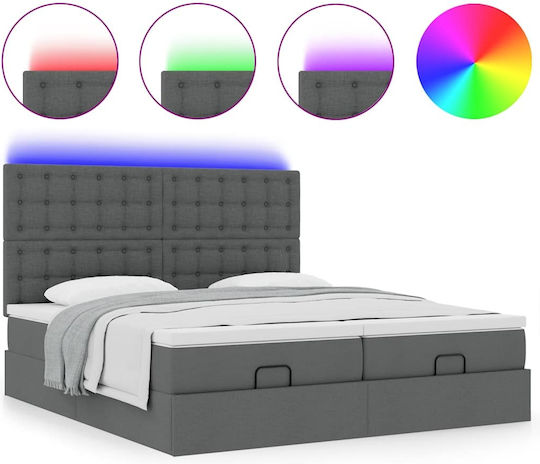 Κρεβάτι King Size με Στρώμα 180x200cm Κρεβάτι King Size με Στρώμα 180x200cm
