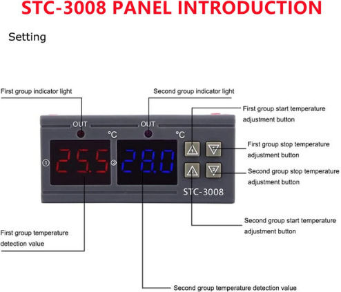 Stc-3008 Термостат