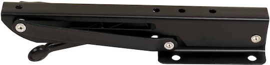 Suport Pliabil Pentru Raft Din Metal Culoare Neagră 2 Bucăți ZTS8131B