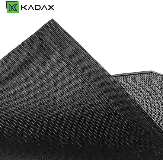 Kadax Covoraș De Intrare Antiderapant Din Cauciuc Negru 90x60cm Grosime 10mm