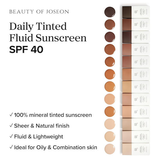 Beauty of Joseon Daily Tinted Sunscreen Face Lotion SPF30 Tinted #MY210 50ml