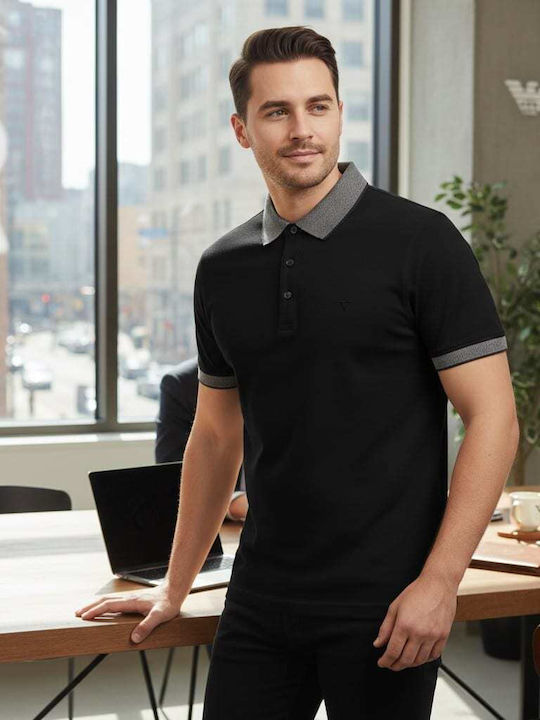 Short Sleeve Blouse Black