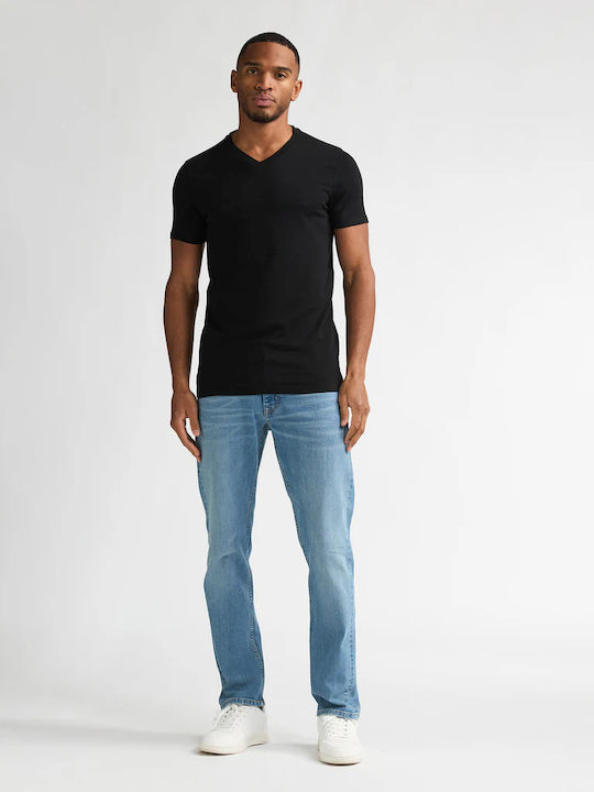 Blake Men's Short Sleeve Undershirts In Black Colour 2Pack