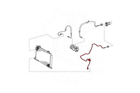 Furtun Aer Condiționat Toyota Avensis T25 88716-05401