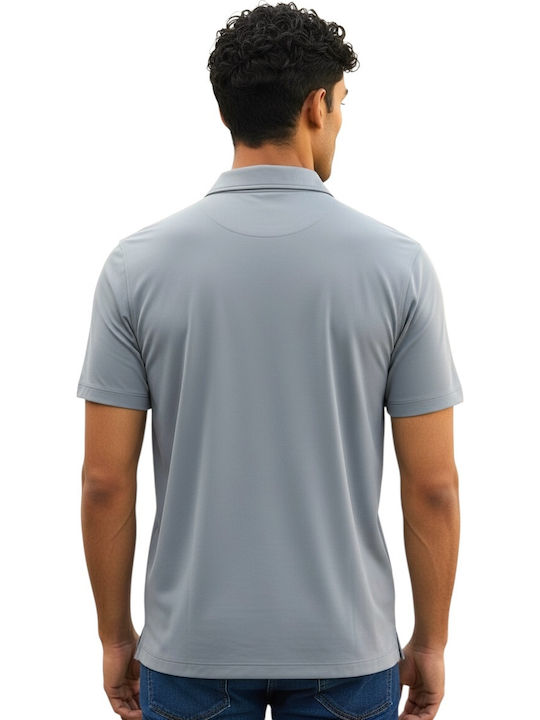 Polo Short Sleeve Gray Blouse