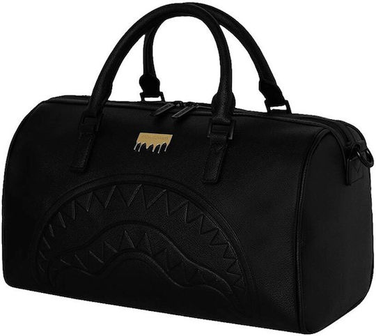 Sprayground Duffle Sack Voyage Black from Artificial Leather L32xW15xH24cm