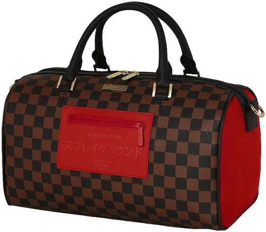 Sprayground Duffle Sack Voyage Brown Fabric L32xW15xH24cm