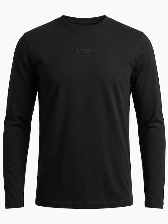 Long Sleeve Black Blouse
