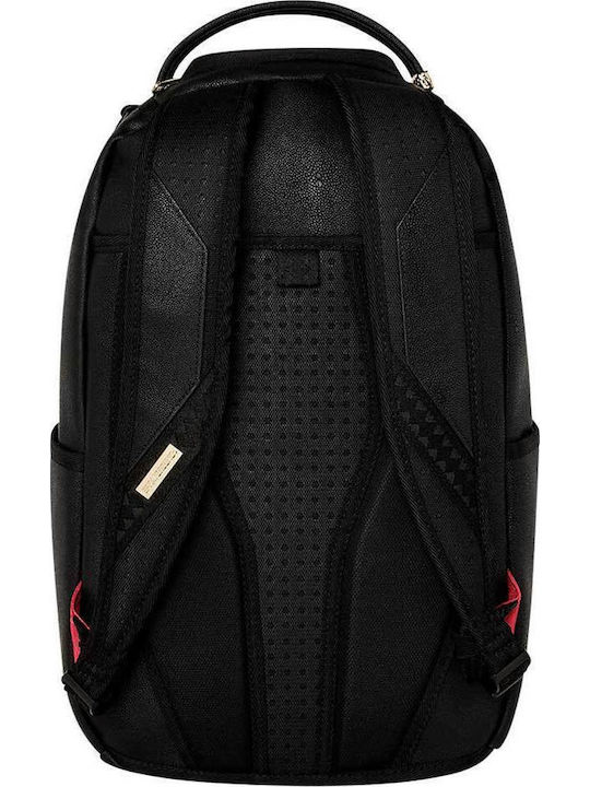 Sprayground School Backpack Black with Water Bottle Holder