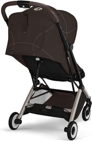 Cybex Orfeo Baby Stroller Suitable for Newborn Chocolate Brown / Taupe Frame 6.3kg
