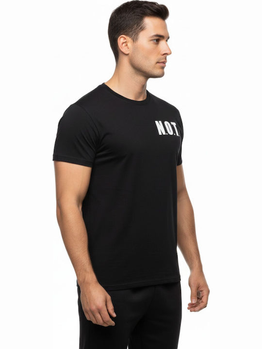 T-shirt Μαύρο