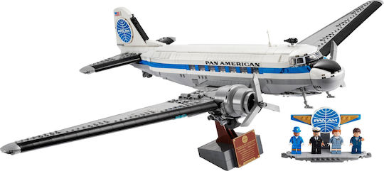 LEGO Icons Boeing Douglas DC3 Panam Airliner За 18+ Години 1903 Бройки