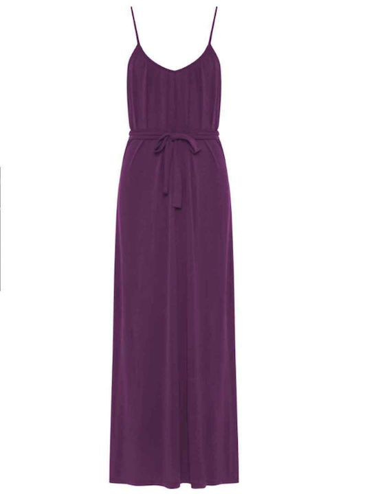 Summer Midi Dress Grape Juice