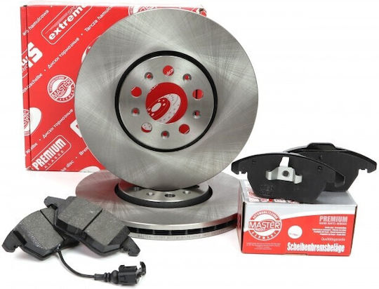 Set Bremsbelag Scheiben Für Audi A3 8l1 1.6 A3 8l1 1.8 A3 8l1 1.8 T A3 8l1 1.9 Tdi