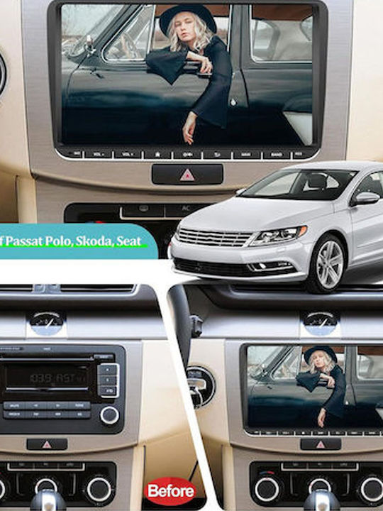 Auto-Audiosystem 2 DIN Bluetooth USB Wi-Fi GPS Apple CarPlay Android Auto mit 9-Zoll Touchscreen