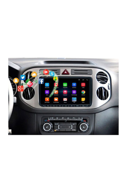 Auto-Audiosystem 2 DIN Bluetooth USB Wi-Fi GPS Apple CarPlay Android Auto mit 9-Zoll Touchscreen